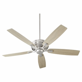 Quorum Gamble 60" DC Pull Chain Ceiling Fan compact indoor fans for apartment use