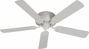 Quorum Medallion 52" Indoor/Outdoor Flushmount Pull Chain Patio Fan Energy-efficient ceiling fan with remote