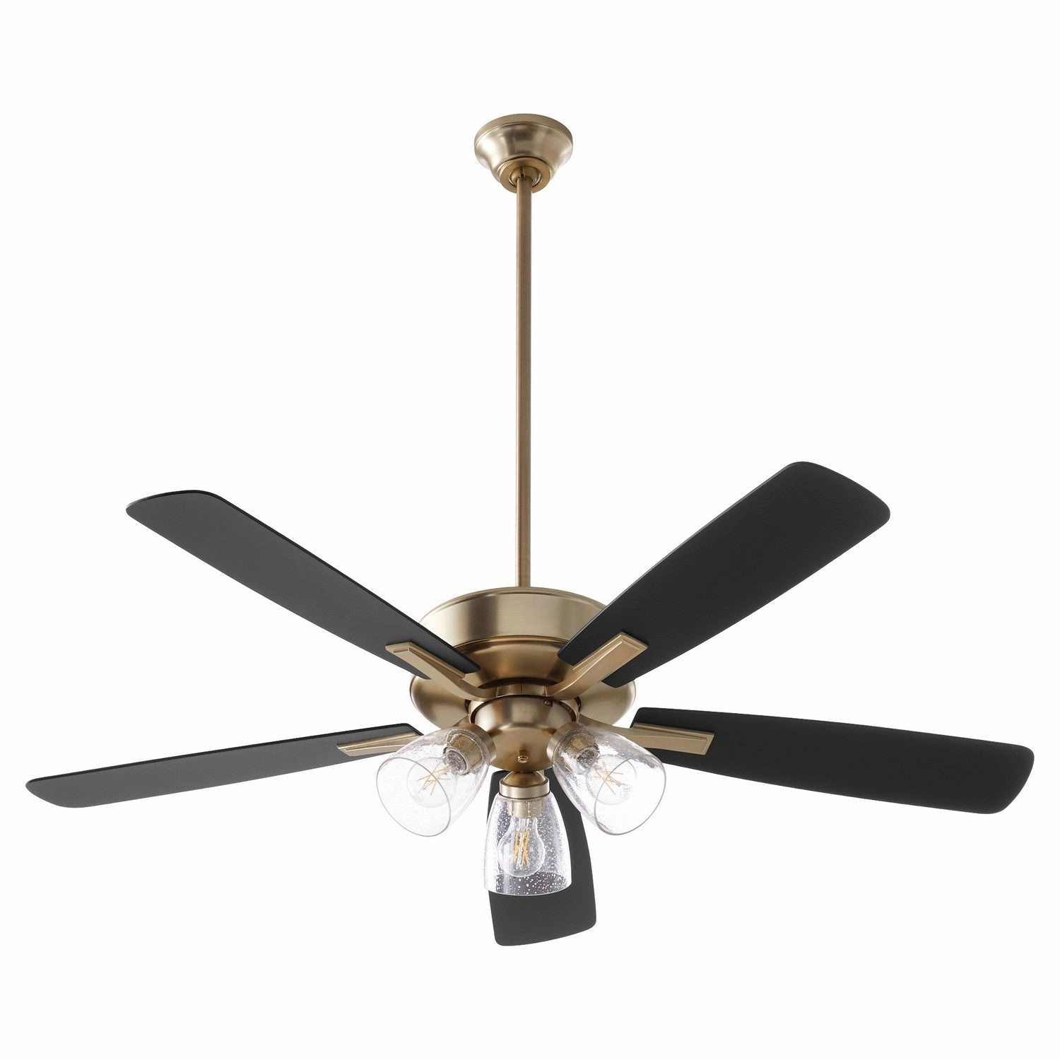 Quorum Ovation 52" 3 Light 27W LED Indoor Pull Chain Ceiling Fan