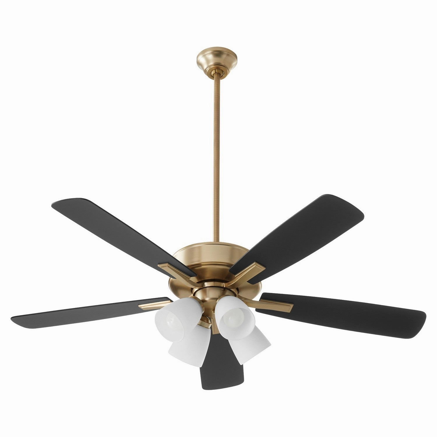 Quorum Ovation 52" 4 Light 36W LED Indoor Pull Chain Ceiling Fan