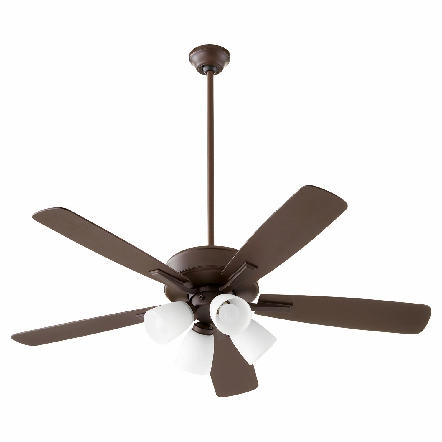 Quorum Ovation 52" 4 Light 36W LED Indoor Pull Chain Ceiling Fan