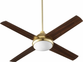 Quorum Quest 52" 18W LED Ceiling Fan with Wall Control Ceiling fan with adjustable speed settings