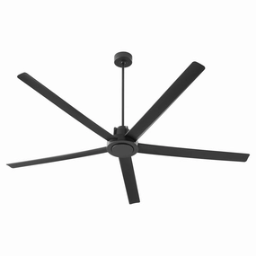 Quorum Revel 80" Smart Indoor/Outdoor DC 24W LED Ceiling Fan with Wall Control compact indoor fans for apartment use