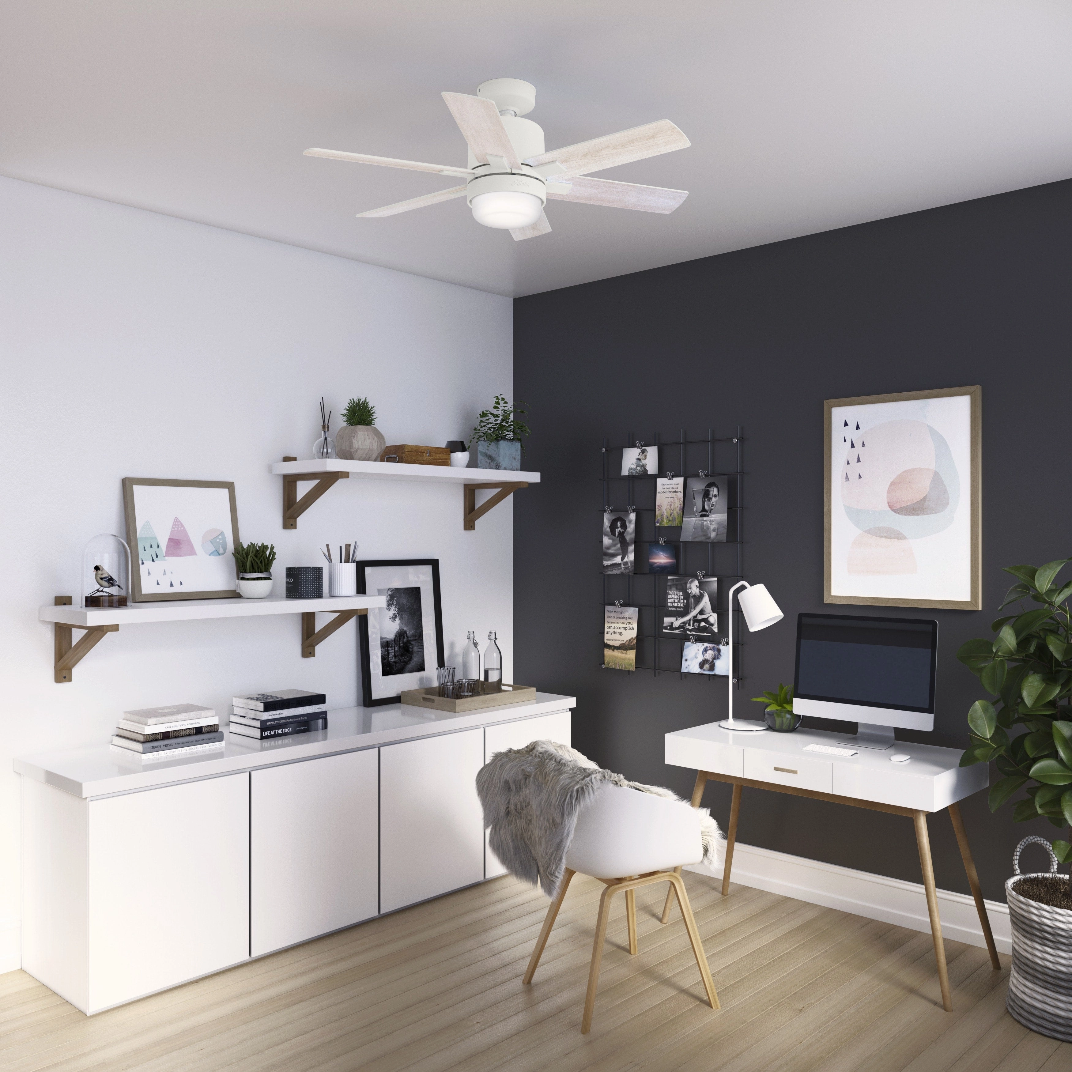 Radeon 44"Ceiling Fan Matte White