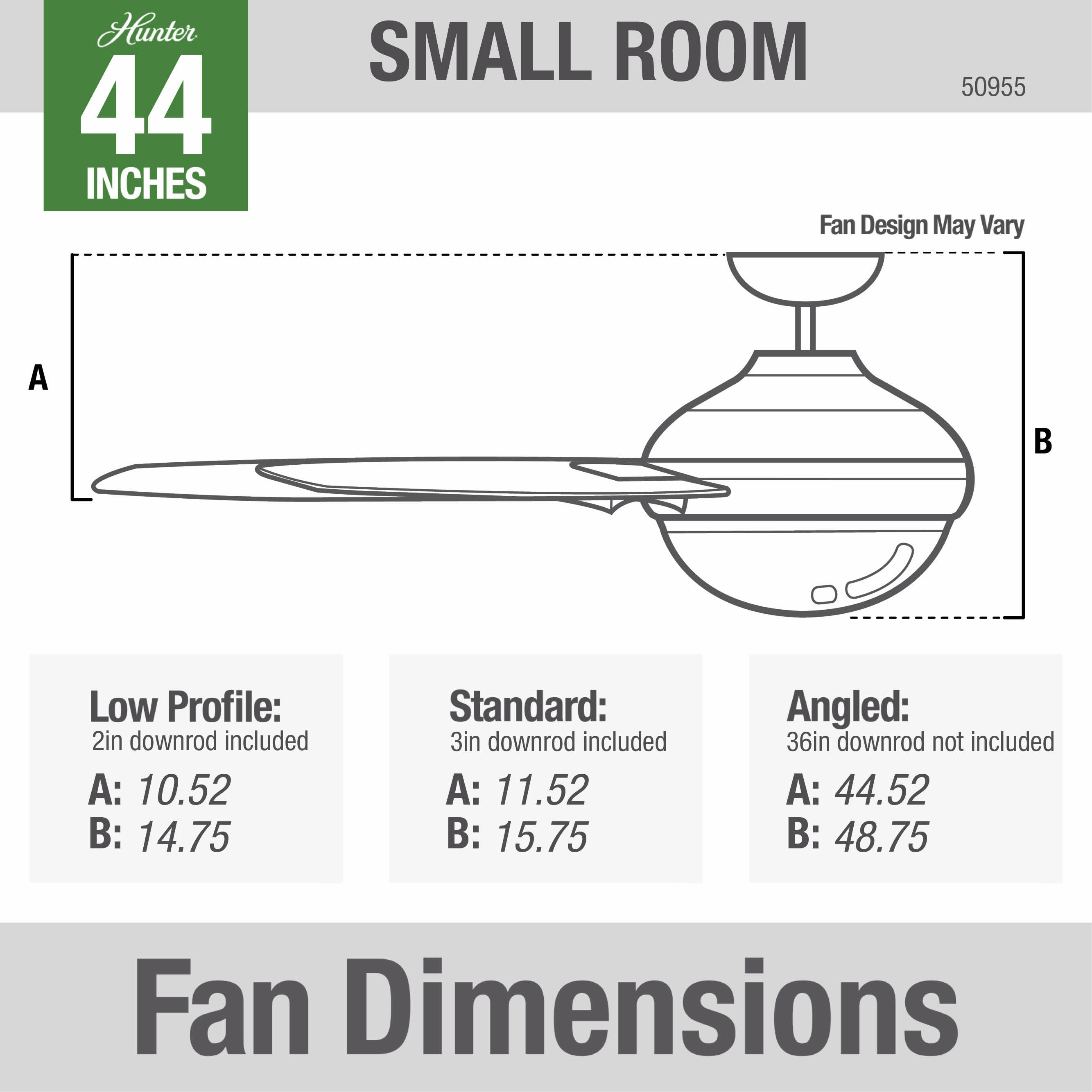 Radeon 44"Ceiling Fan Matte White
