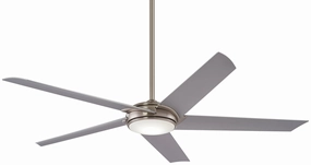 Raptor 60"Ceiling Fan Brushed Nickel oscillating medium fans with strong airflow
