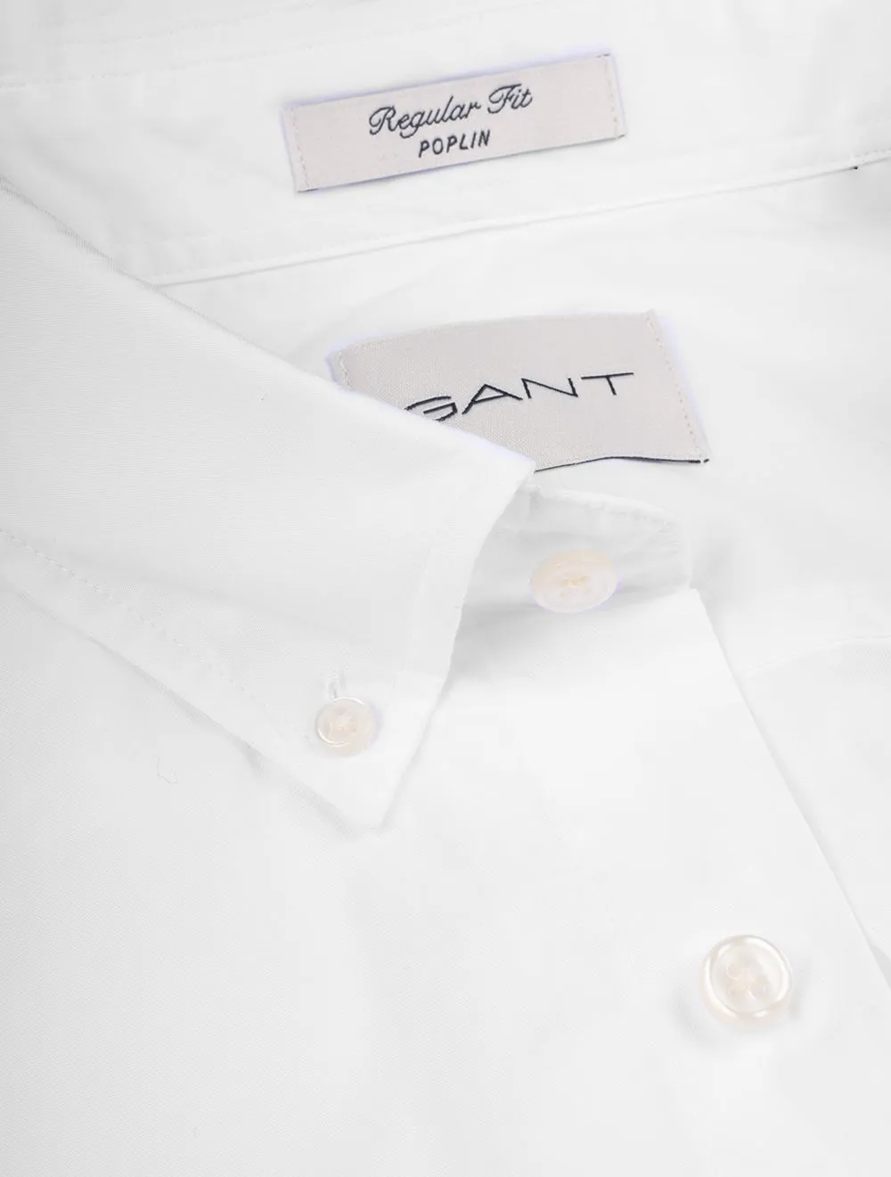 Regular Classic Poplin Shirt White