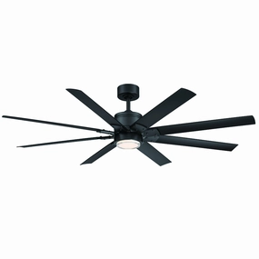 Renegade 52"Ceiling Fan Matte Black oscillating medium fans with strong airflow