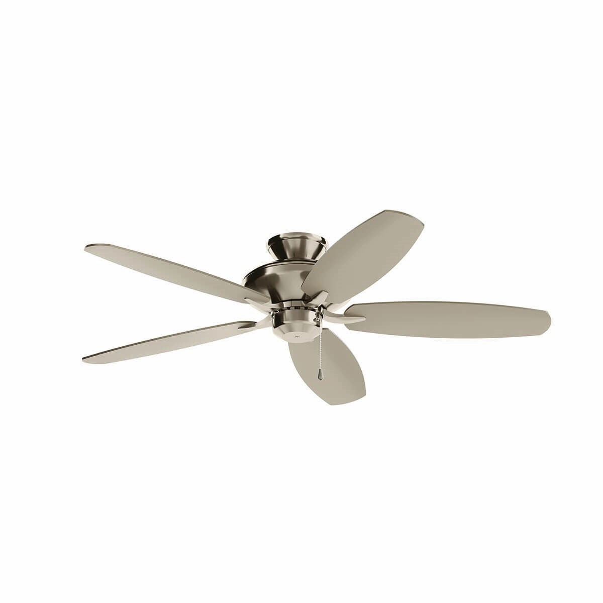 Renew 52"Ceiling Fan Brushed Stainless Steel oscillating medium fans with strong airflow