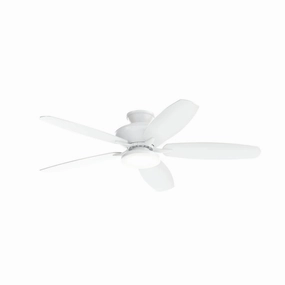Renew Designer 52"Ceiling Fan Matte White stylish medium fans for contemporary homes
