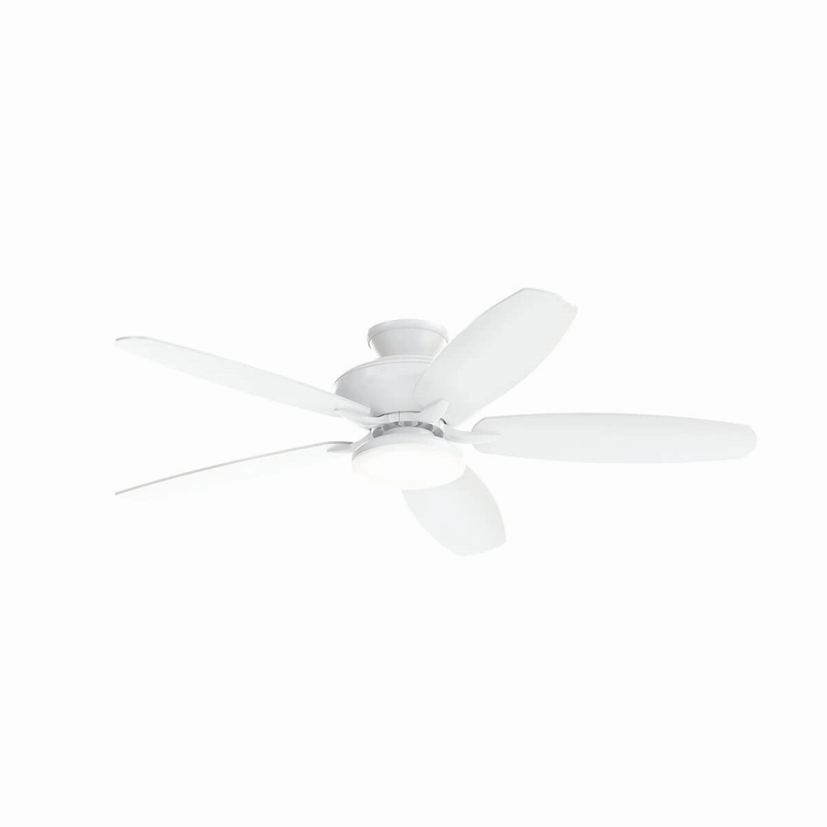 Renew Designer 52"Ceiling Fan Matte White stylish medium fans for contemporary homes