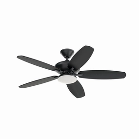 Renew Designer 52"Ceiling Fan Satin Black portable medium fans with handle design