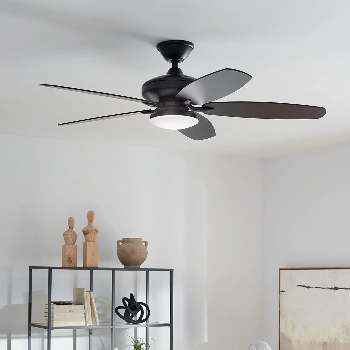 Renew Designer 52"Ceiling Fan Satin Black