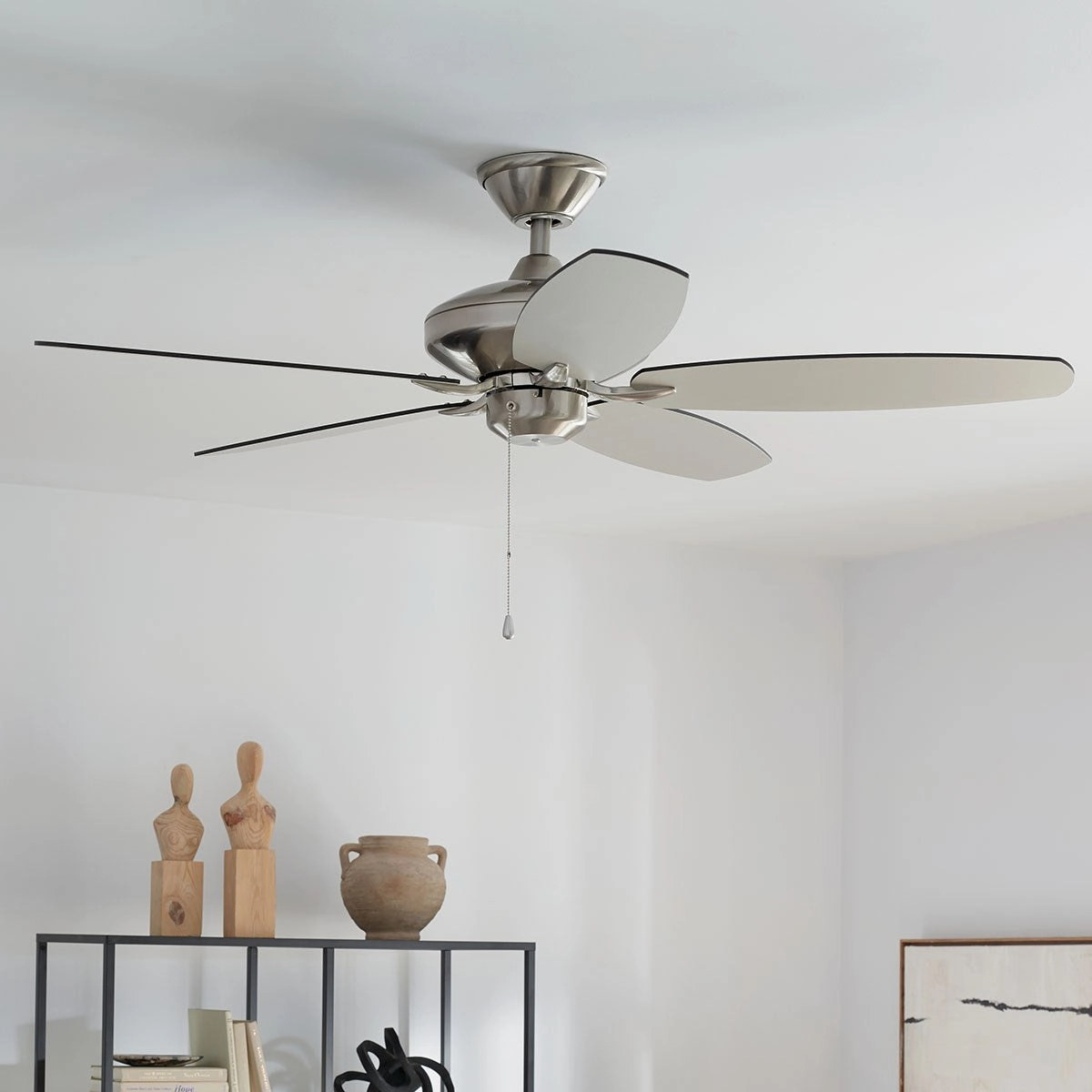 Renew Es 52"Ceiling Fan Brushed Stainless Steel