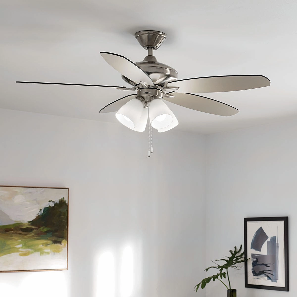 Renew Premier 52"Ceiling Fan Brushed Stainless Steel