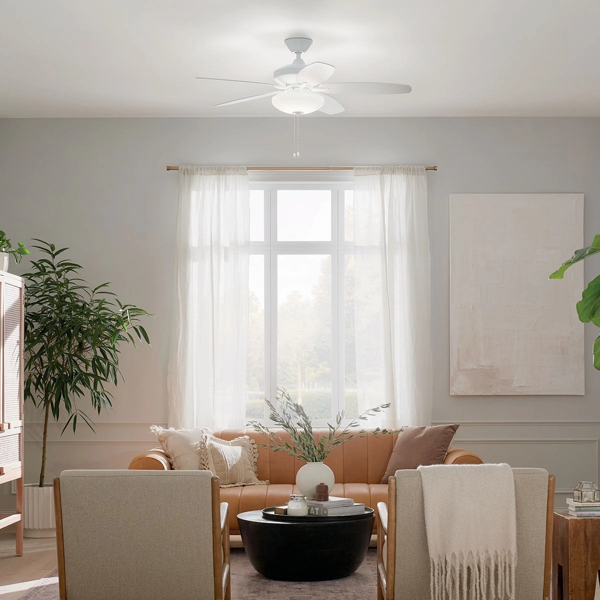 Renew Select 52"Ceiling Fan Matte White