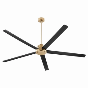 Revel 80" Ceiling Fan Aged Brass large electric fans for spacious rooms
