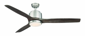 Reya 56"Ceiling Fan Nickel stylish medium fans for contemporary homes