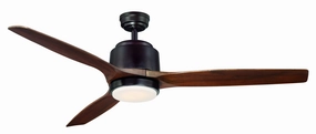 Reya 56"Ceiling Fan Oiled Bronze stylish medium fans for contemporary homes