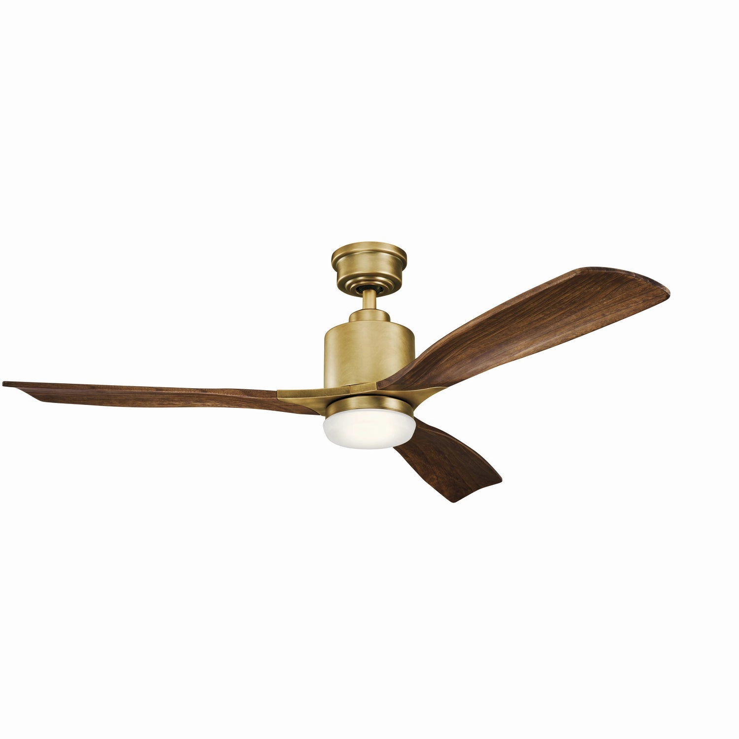 Ridley II 52"Ceiling Fan Natural Brass oscillating medium fans with strong airflow