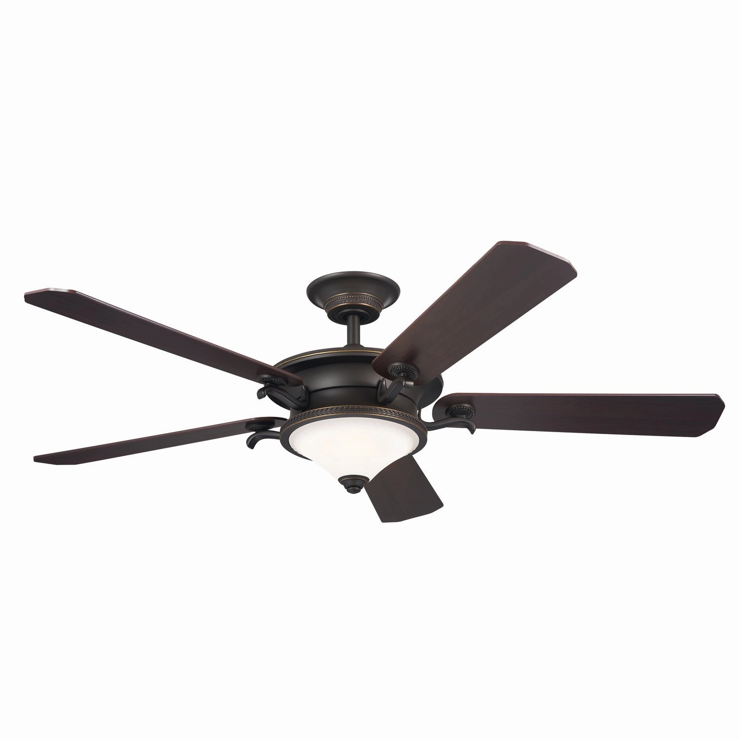 Rise 60"Ceiling Fan Olde Bronze with Gold Highlights