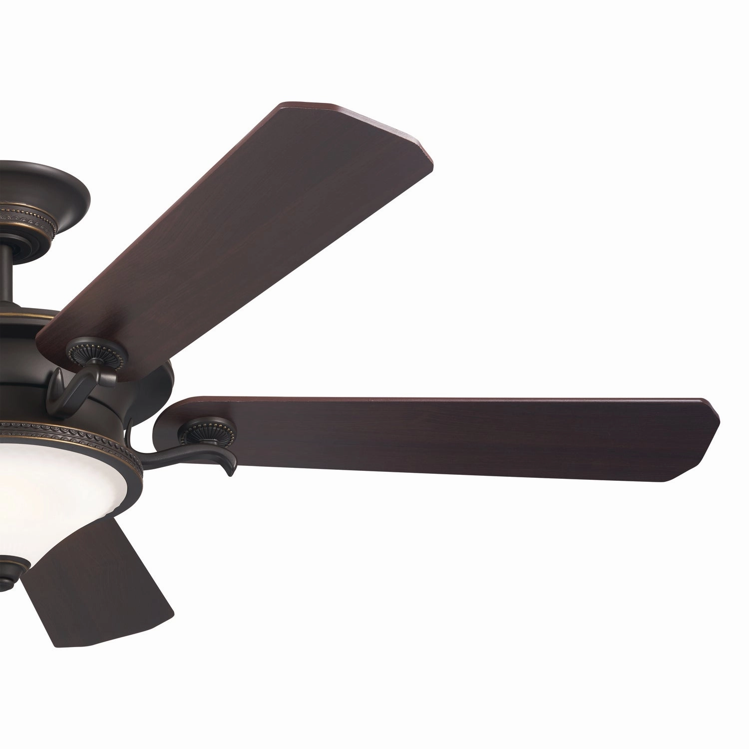 Rise 60"Ceiling Fan Olde Bronze with Gold Highlights
