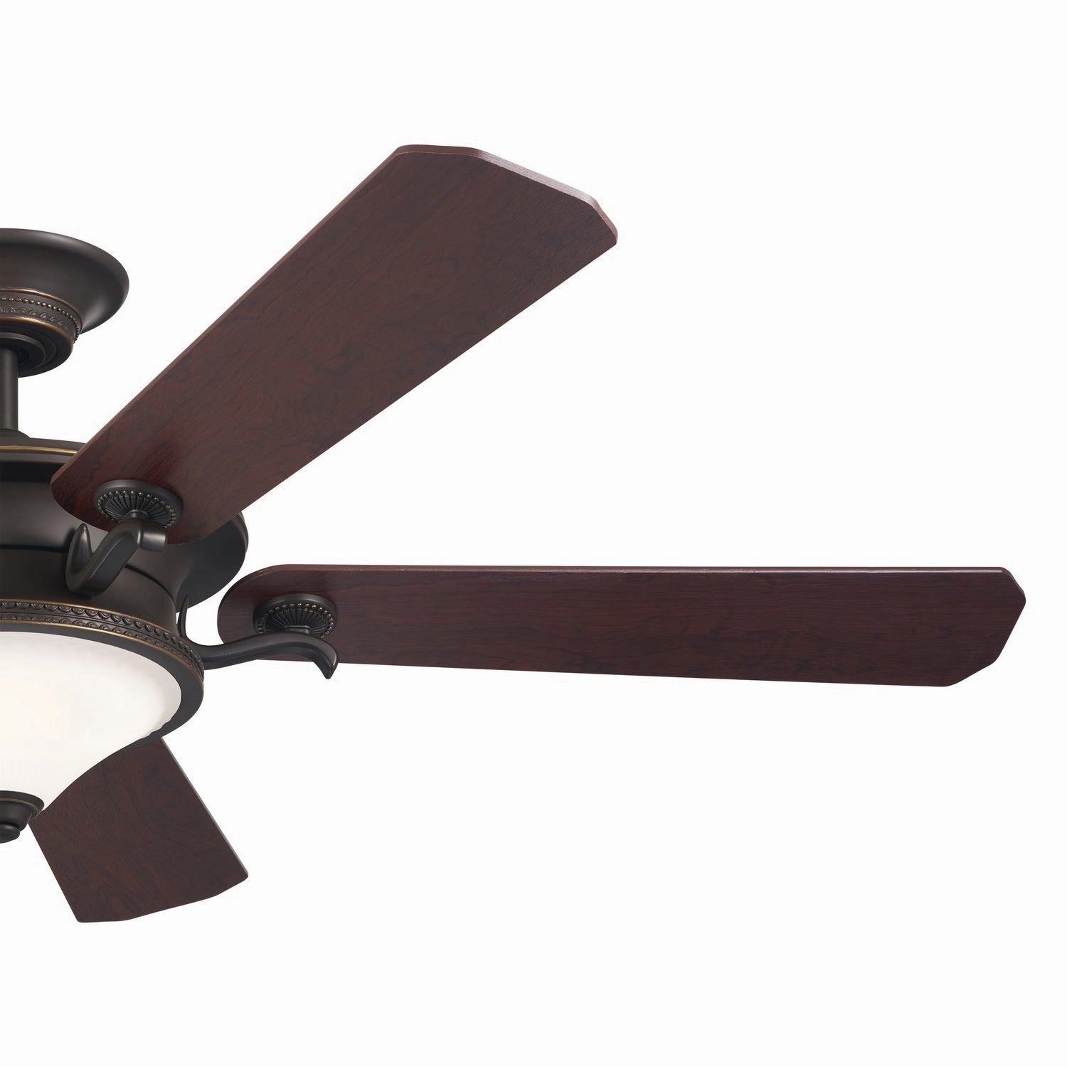 Rise 60"Ceiling Fan Olde Bronze with Gold Highlights