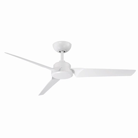 Roboto 52"Ceiling Fan Matte White home cooling fans in medium size