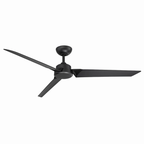 Roboto 62"Ceiling Fan Matte Black versatile medium fans for any space