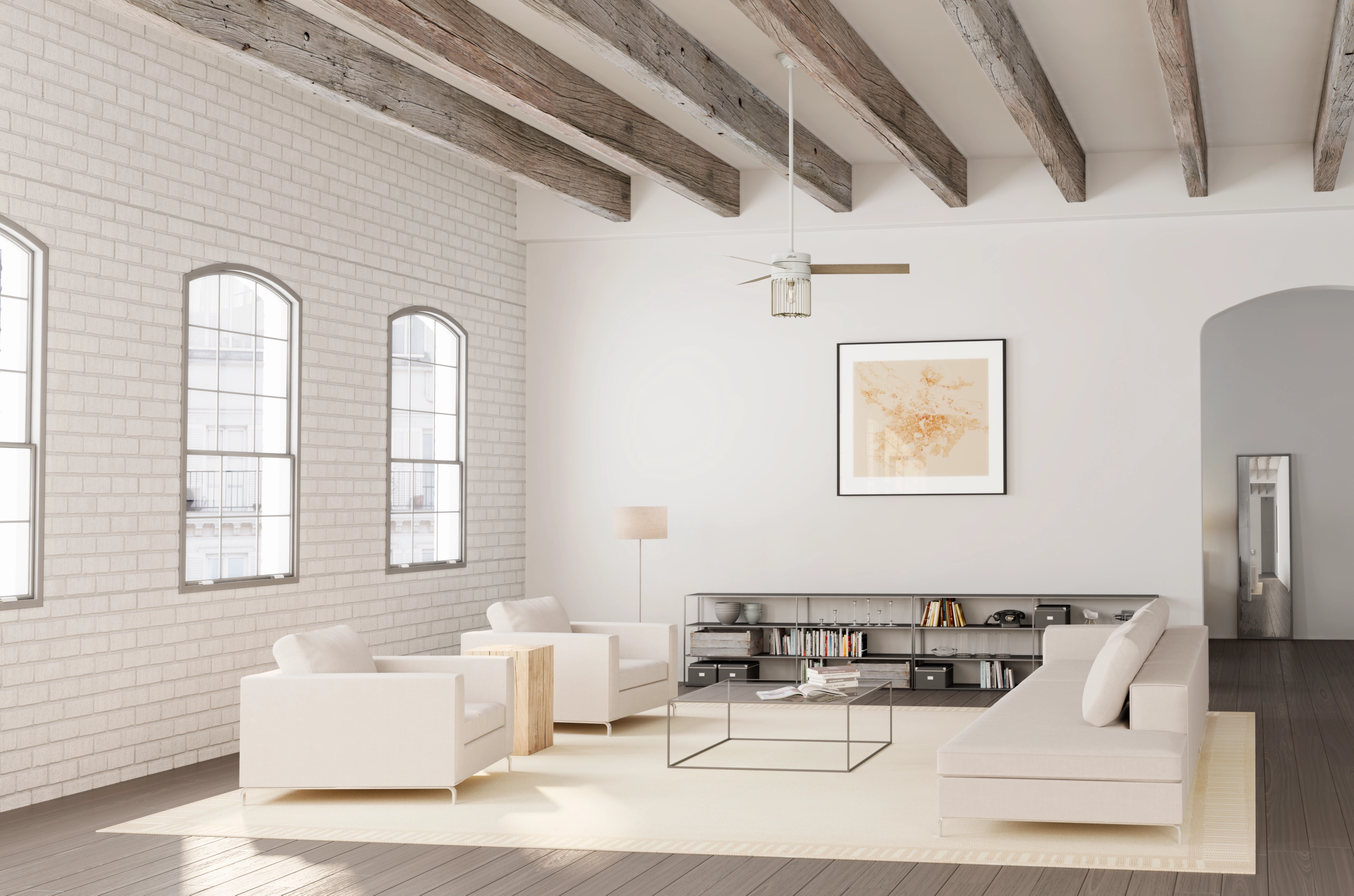 Ronan 52"Ceiling Fan Fresh White
