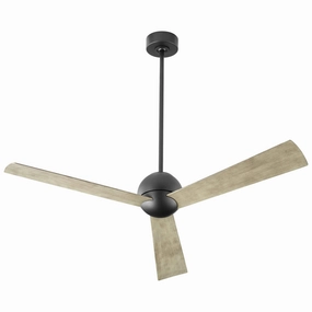 Rondure 54"Ceiling Fan Black versatile medium fans for any space