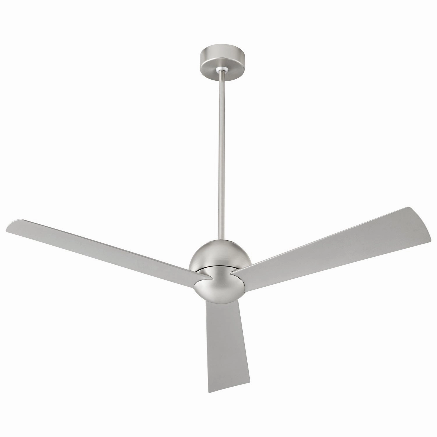 Rondure 54"Ceiling Fan Satin Nickel portable medium fans with handle design