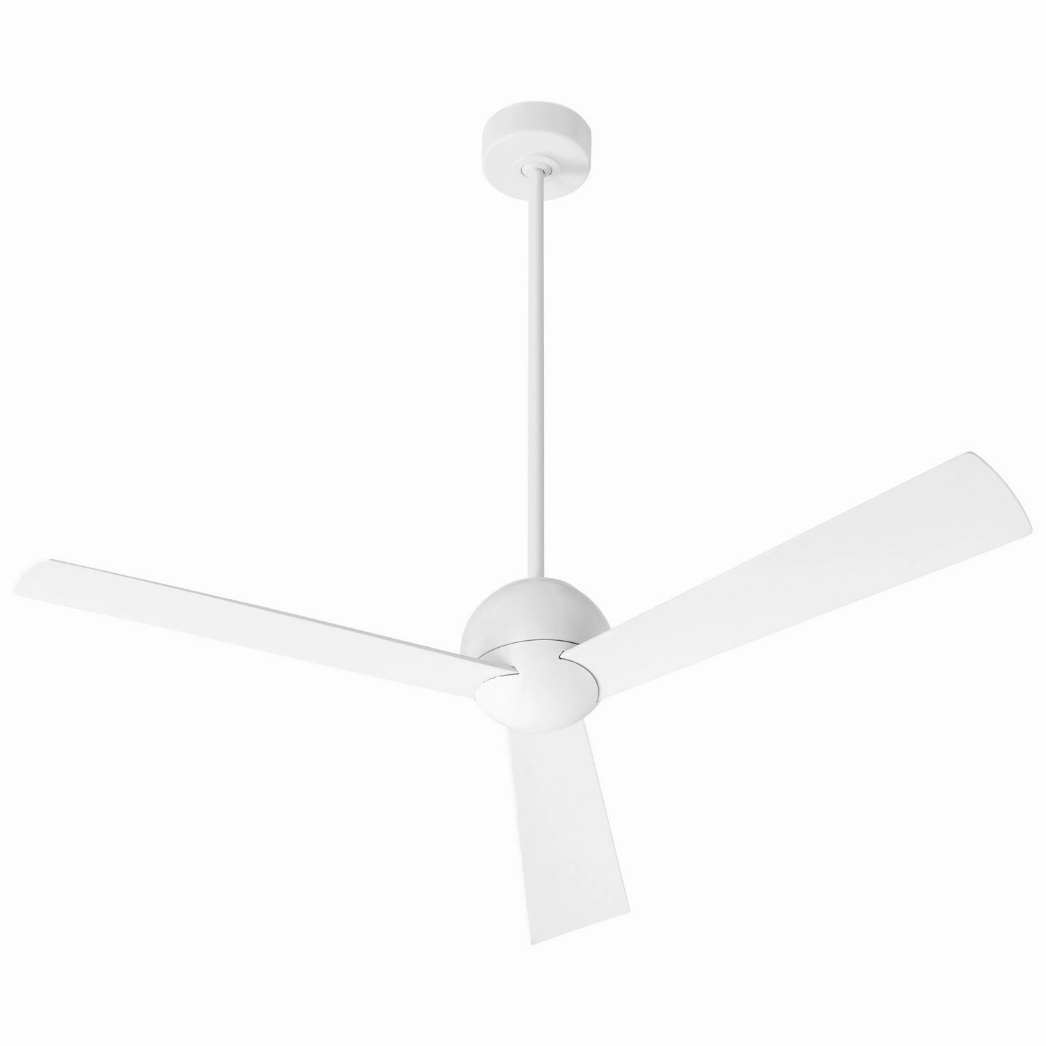 Rondure 54"Ceiling Fan White portable medium fans with handle design