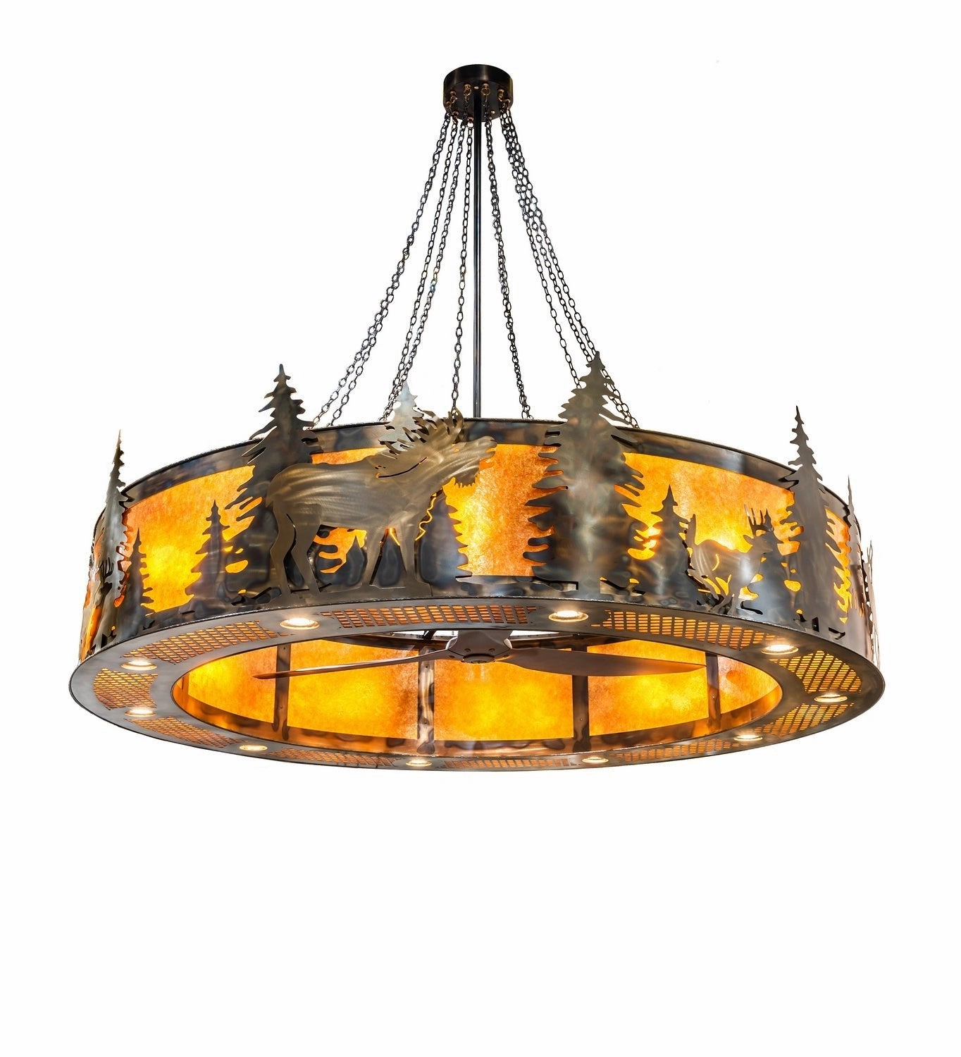 Roosevelt 40 Light Chandel-Air decorative fandeliers with lights