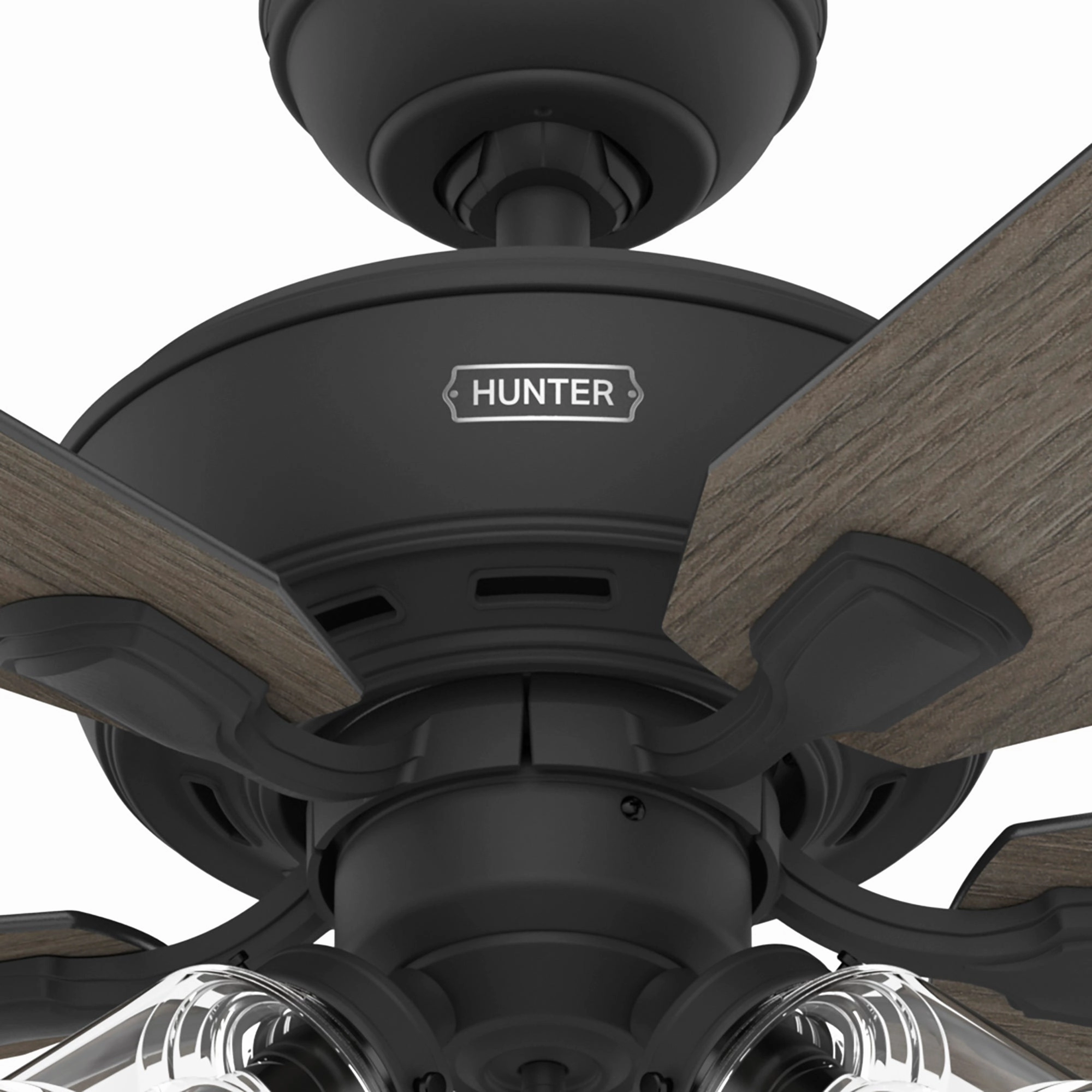 Rosner 52"Ceiling Fan Matte Black