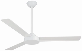 Roto 52"Ceiling Fan Flat White oscillating medium fans with strong airflow