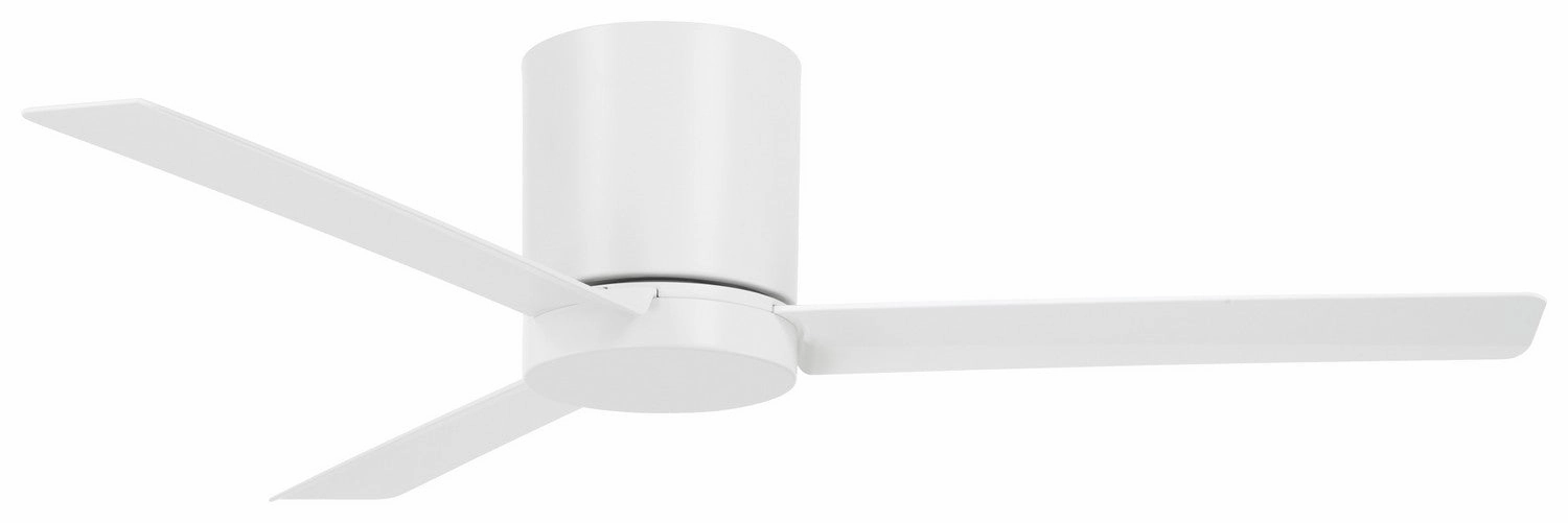 Roto Flush 52" Ceiling Fan Flat White portable medium fans with handle design
