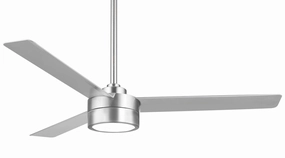 Roto Led 52"Ceiling Fan Brushed Aluminum oscillating medium fans with strong airflow