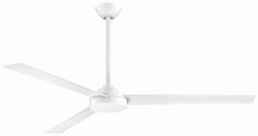 Roto Xl 62"Ceiling Fan Flat White affordable medium fans for summer