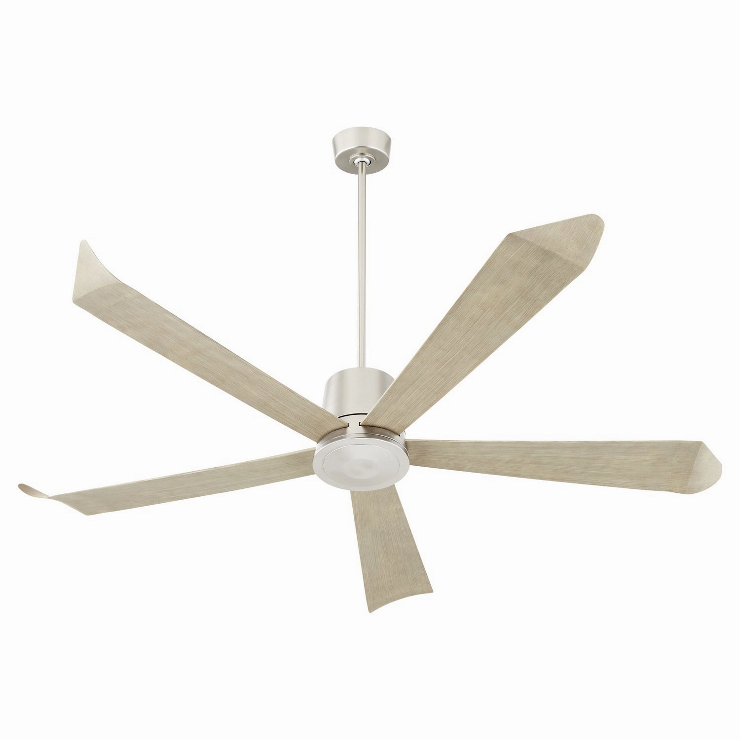 Rova 72"Patio Fan Satin Nickel large electric fans for spacious rooms