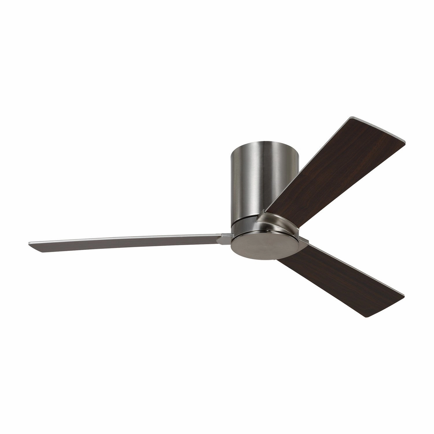 Rozzen 44"Ceiling Fan Brushed Steel space-saving huggers with modern style