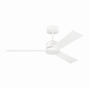 Rozzen 44"Ceiling Fan Matte White best small fans for home and travel
