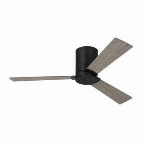 Rozzen 52"Ceiling Fan Aged Pewter space-saving huggers with modern style