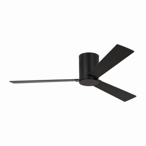 Rozzen 52"Ceiling Fan Midnight Black quiet medium fans for living room use