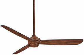 Rudolph 52"Ceiling Fan Distressed Koa medium electric fans for multi-room use