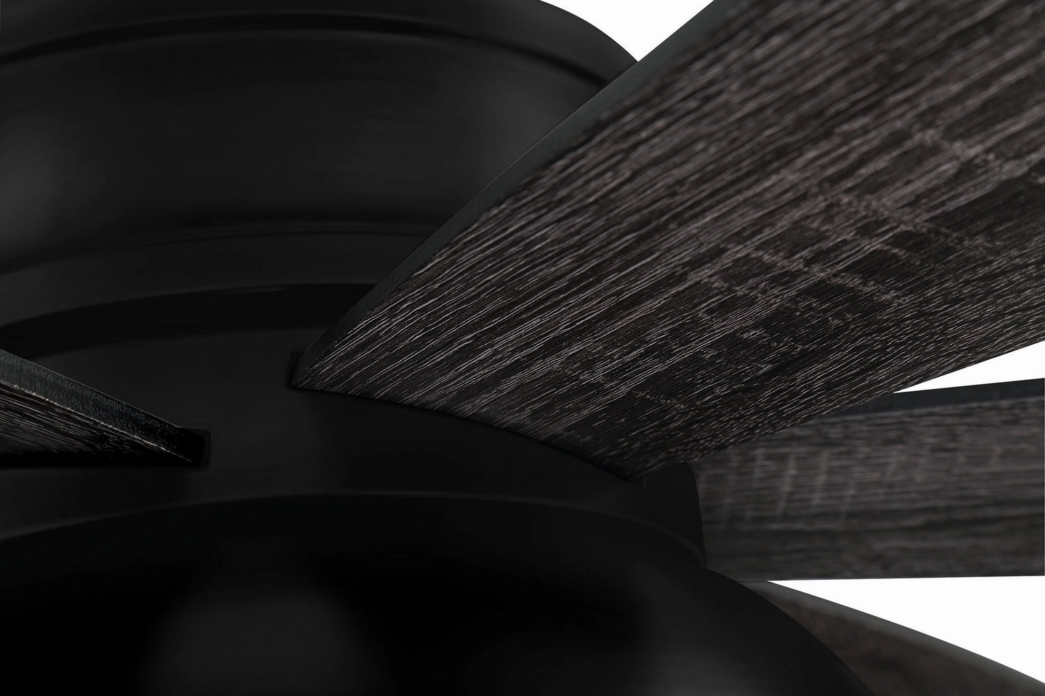 Rugged 52"Ceiling Fan Flat Black / Painted Nickel