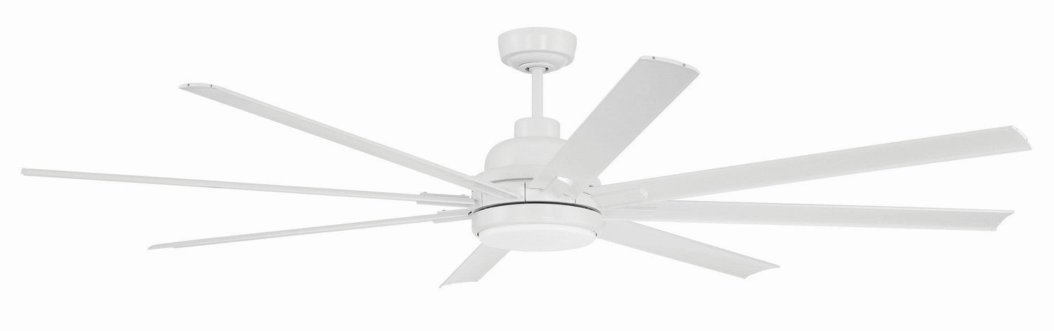 Rush 72 72"Ceiling Fan White medium electric fans for multi-room use