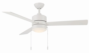 Ryan 52"Ceiling Fan Matte White home cooling fans in medium size