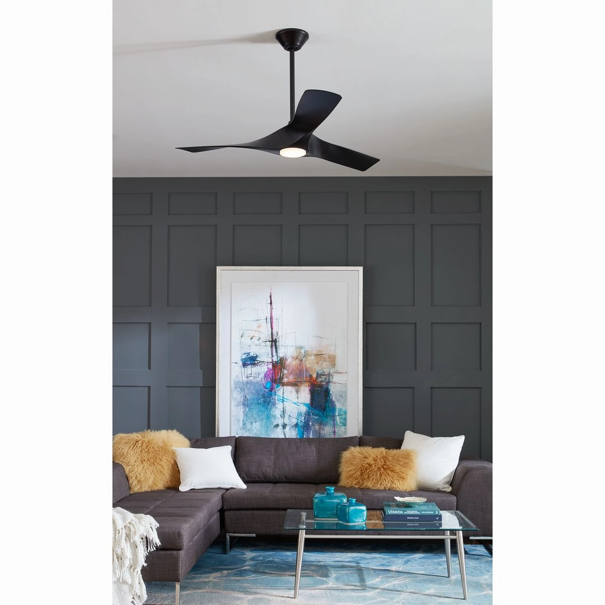 Ryne 52"Ceiling Fan Matte Black