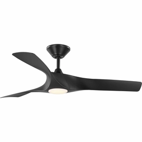 Ryne 52"Ceiling Fan Matte Black oscillating medium fans with strong airflow